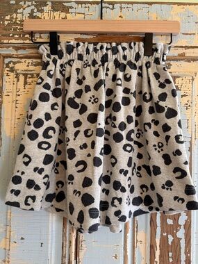 Girls' European Boutique Brand “Play Up” Leopard Print Skirt